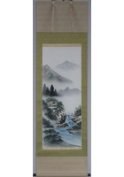 彩色山水